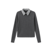 Removable Collar Knit Sweater