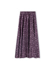 Silk Print A-line Skirt