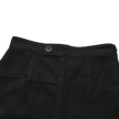 Side Button Tab Midi Skirt