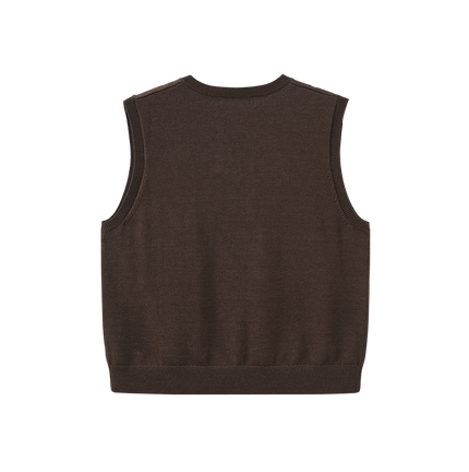 Argyle Knit Vest