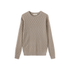 Tulip Design Knit Crew Neck