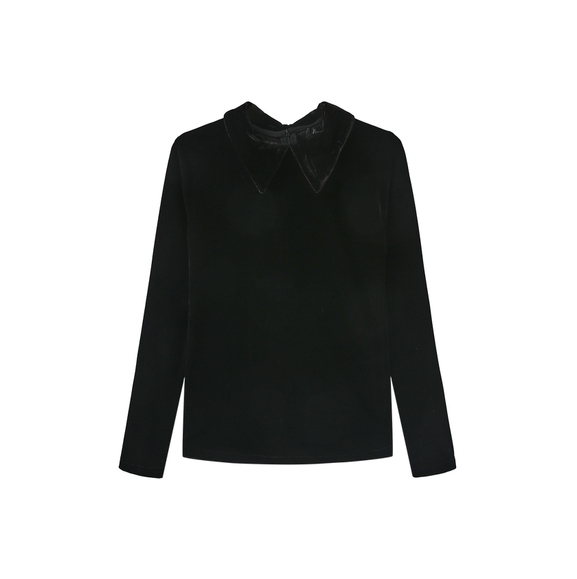 Velvet Collared Shirt