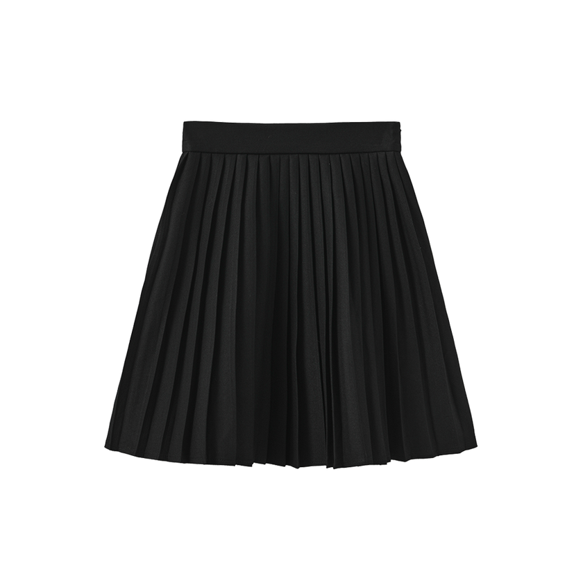 Reg Wool Pleat Skirt