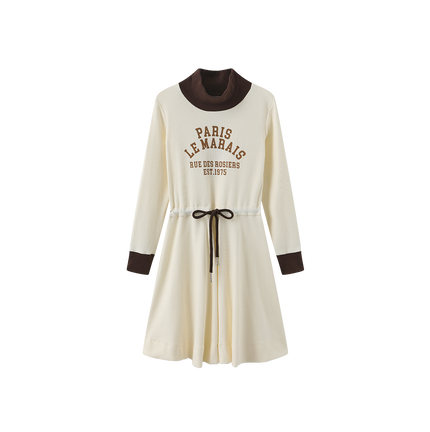 James Turtleneck Dress