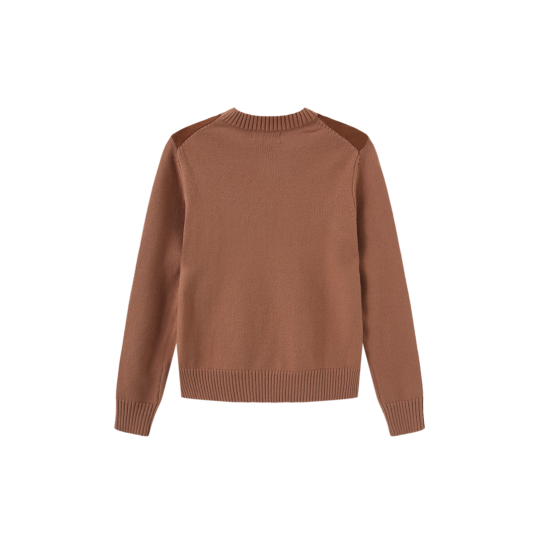 Jake Suede Front Sweater