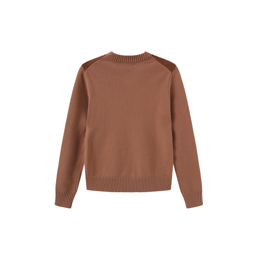 Jake Suede Front Sweater