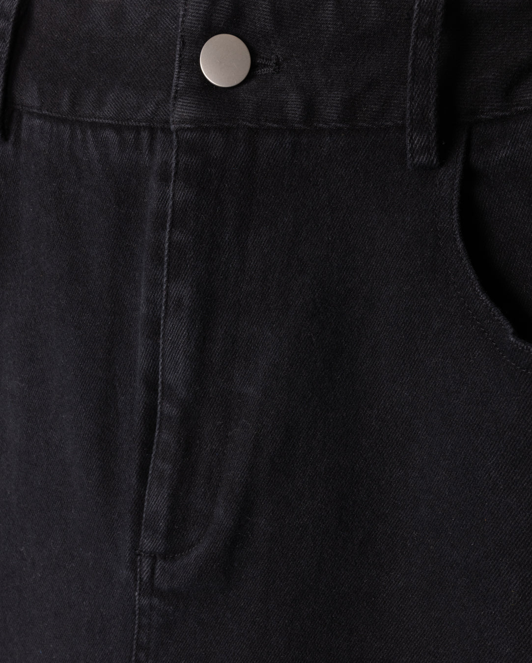 Denim Straight Maxi Skirt