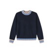 Striped Trim Sweater