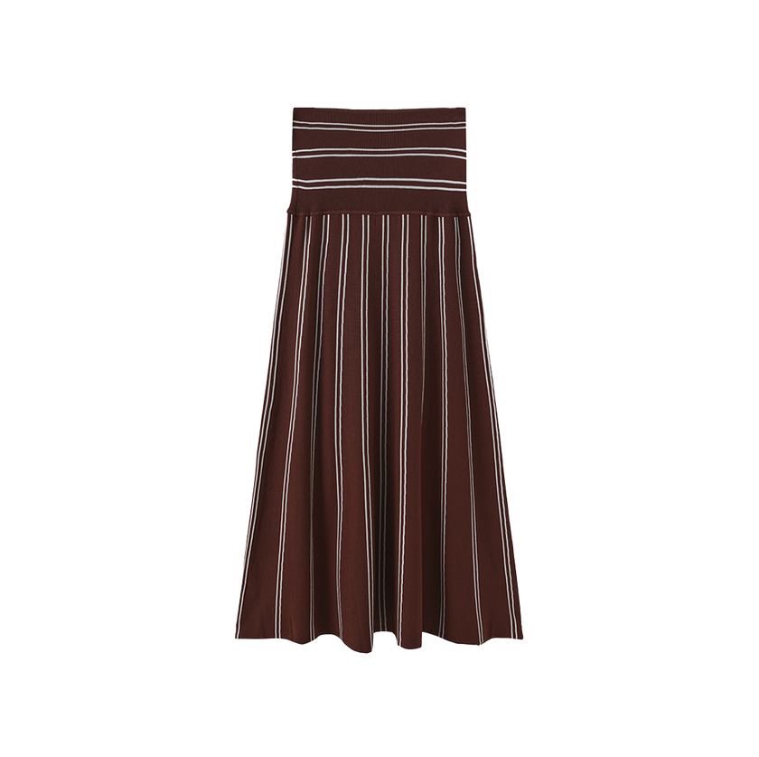 Liot Knit Stripe Skirt