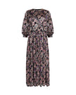 Mesh Velvet Detailed Dress