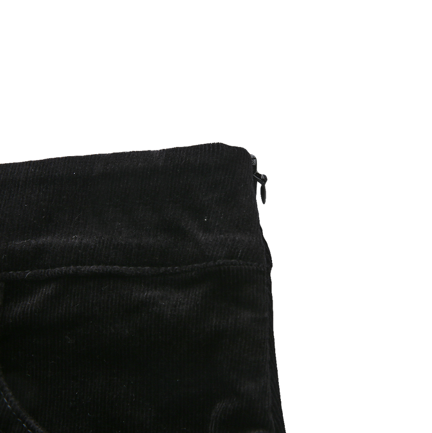 Rustic Drop Paneled Corduroy Skirt