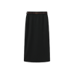 Maxi Belted Suit Skirt
