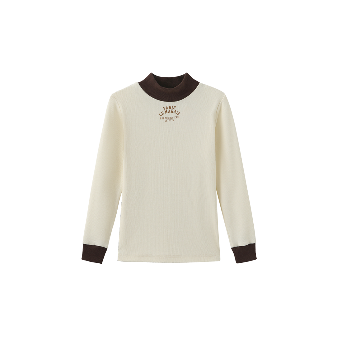 James Ribbed Turtleneck
