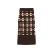 Mohair Plaid Skirt