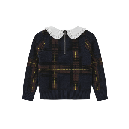 Lino Plaid Embroidered Set