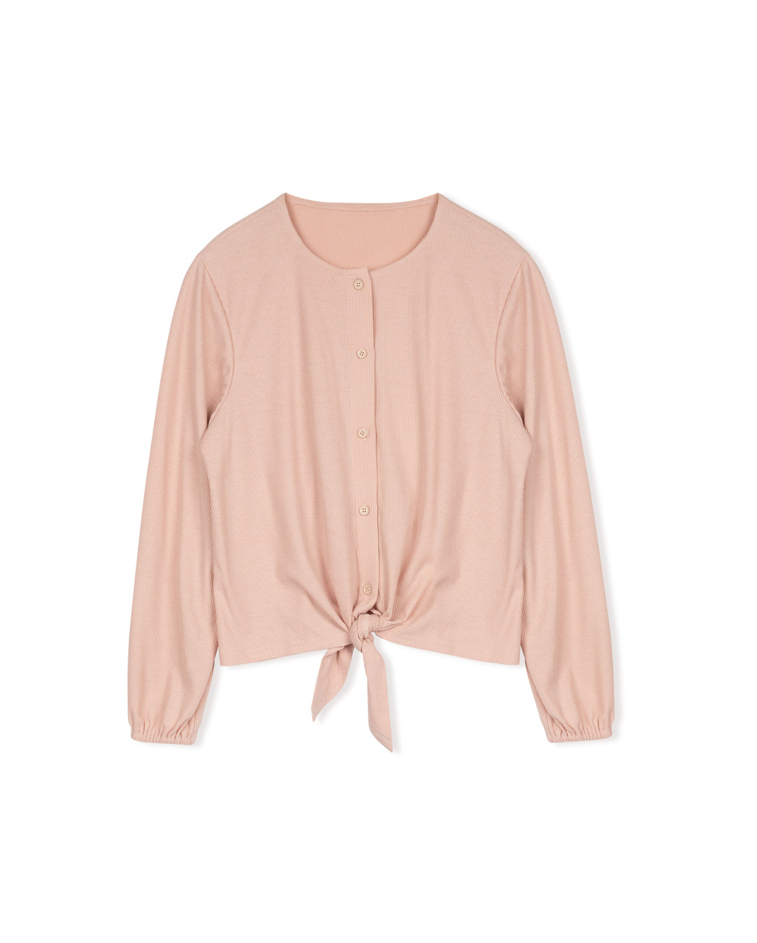 Brick Ribbed Blouse