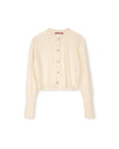 Knit Crew Neck Cardigan