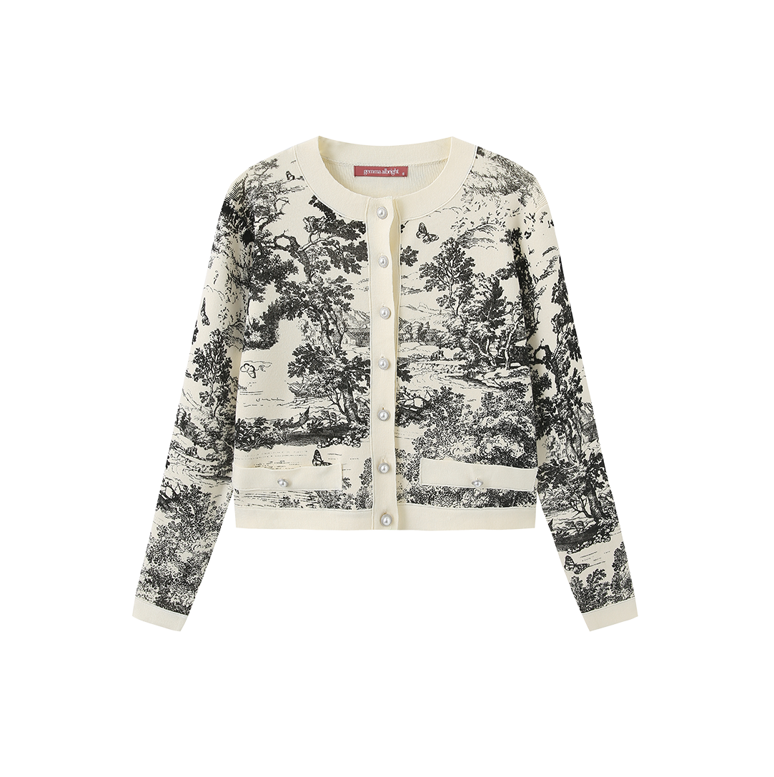 Nome Jungle Print Cardigan