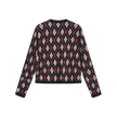 Checkered Gold Button Cardigan