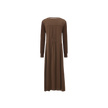 Tone On Tone Silk Knit Dress