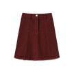 Denim Paneled Skirt