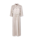 Toggle Waisted Midi Dress