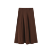 Sweatshirt Paneled Midi Skirt