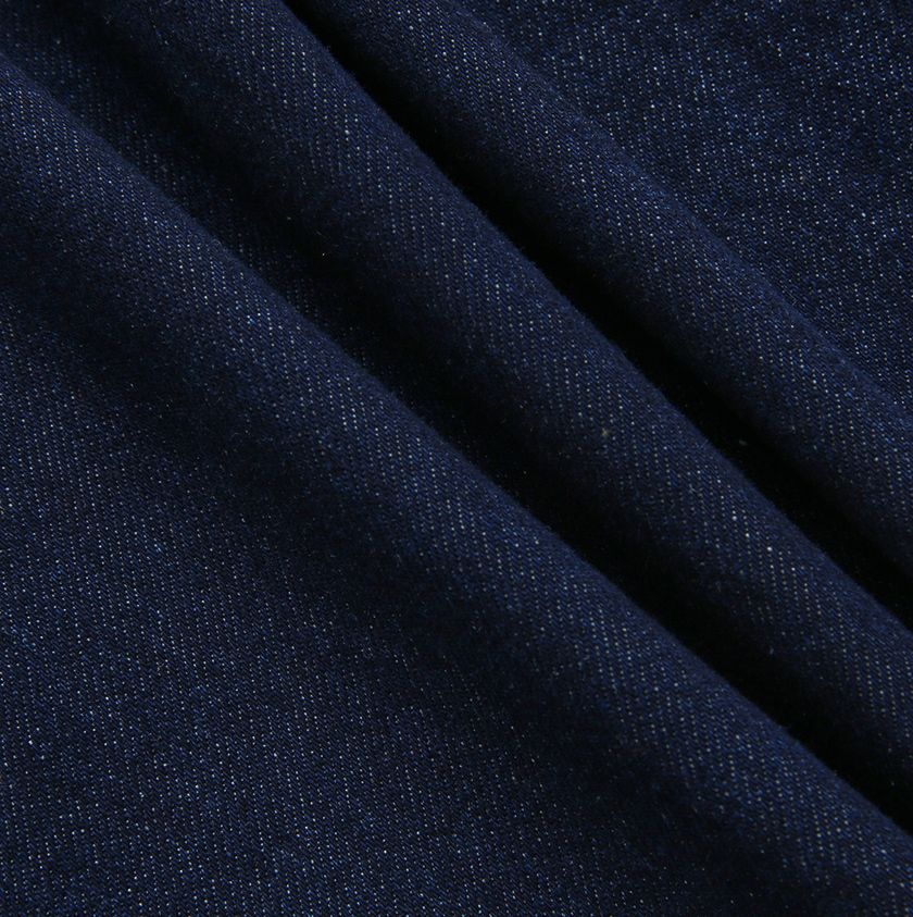 Short Pleated Denim Skirt