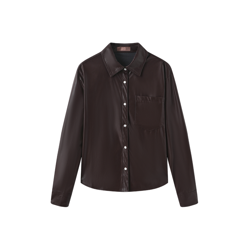 Leather Blouse