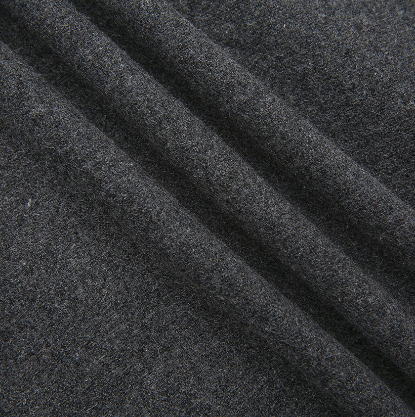 Side Pleat Wool Skirt
