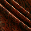 Paisley Print Curved Waist Dress