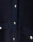 Knit and Denim Contrast Jacket