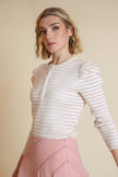 Ribbed Henley Tshirt