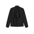 Kim Bow Lace Trimmed Blouse