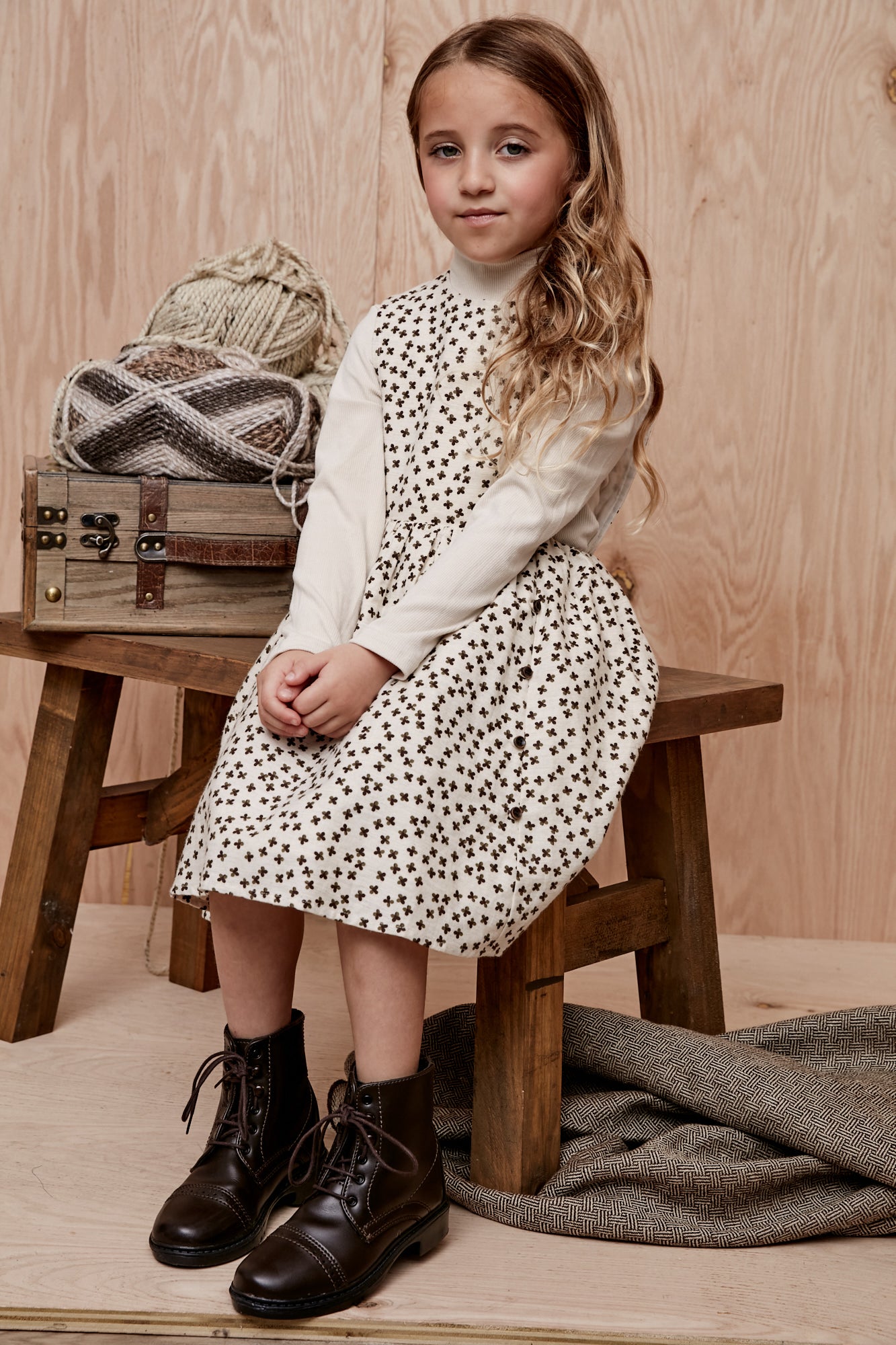 Brown Floral Jumper