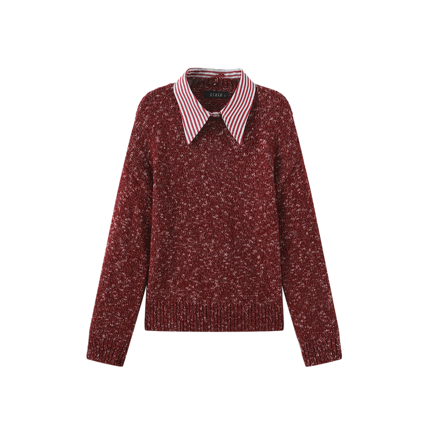 Collared Chunky Sweater