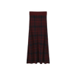 Marco Knit Plaid Skirt