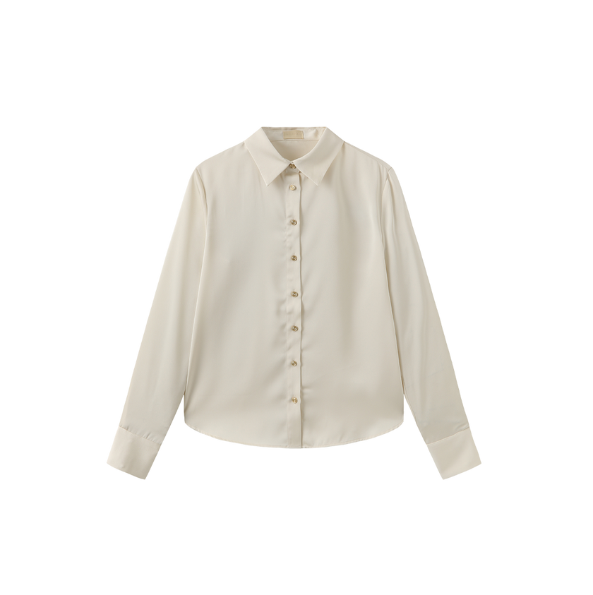 Camit Button Down Silk Blouse