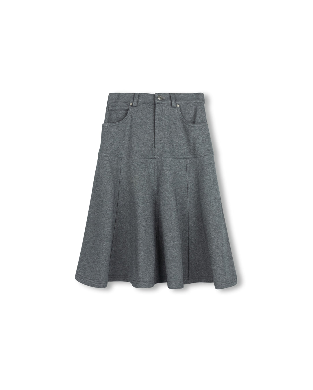 Sweatshirt Flyfront Flair Skirt