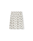 Breed Shimmer Floral Printed Pleated Skirt