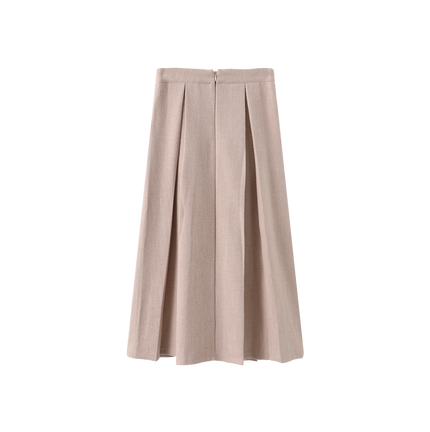 Shan Pocket And Pleat Midi Skirt