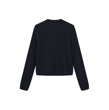 Short Quilted Knit Jacket