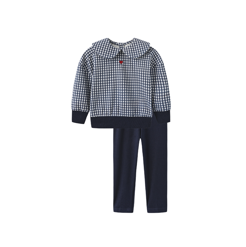 Billie Checked Sweatshirt Set