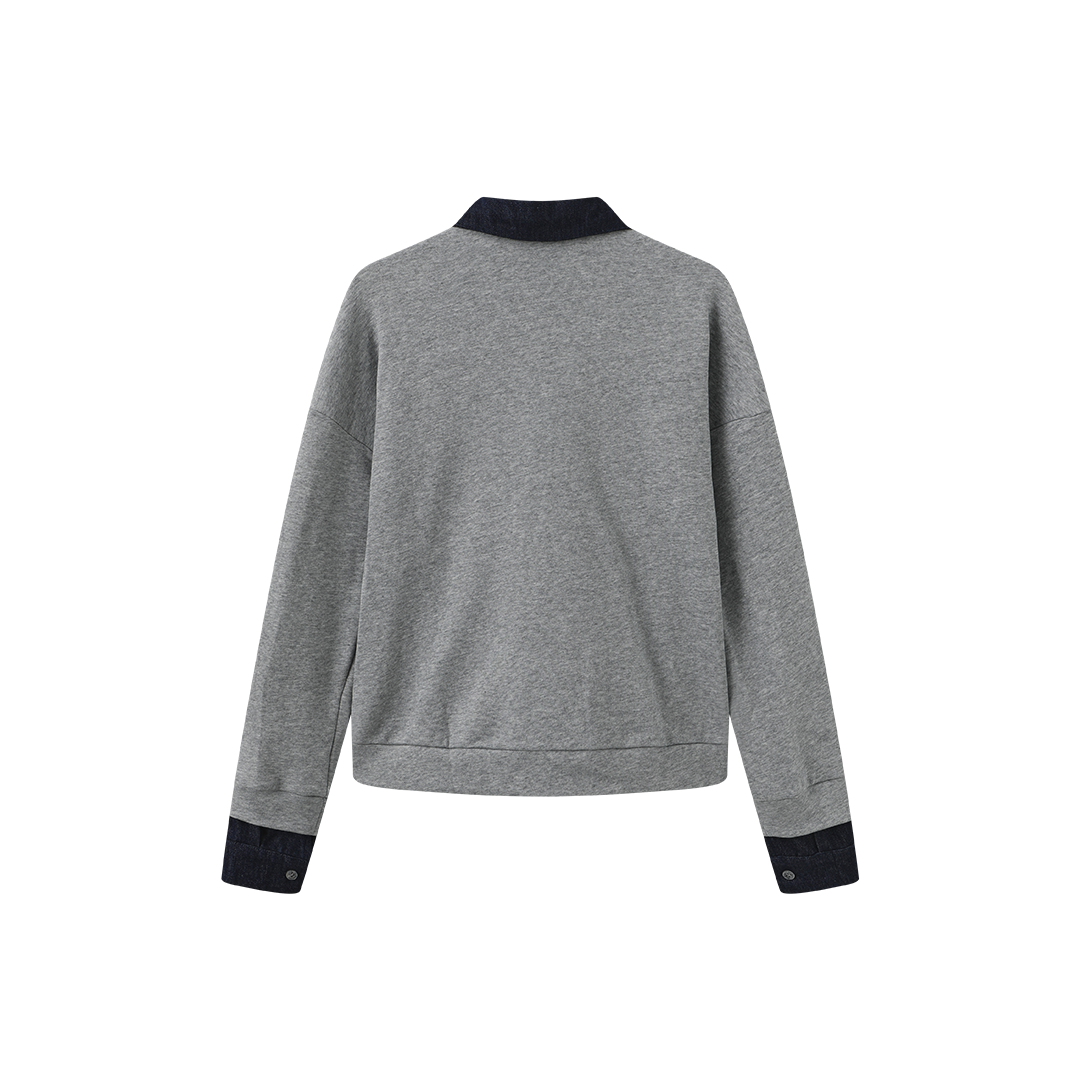 Sally Collared Sweatshirt