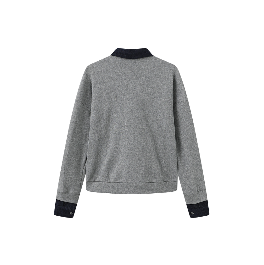 Sally Collared Sweatshirt