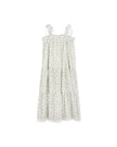 Liberty Printed Tiered Lace Trim Maxi Jumper