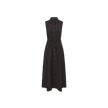 Pinstripe Drawstring Dress