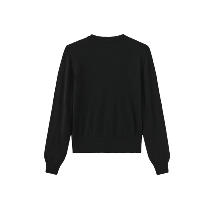 Pearl Knit Crew Neck Sweater