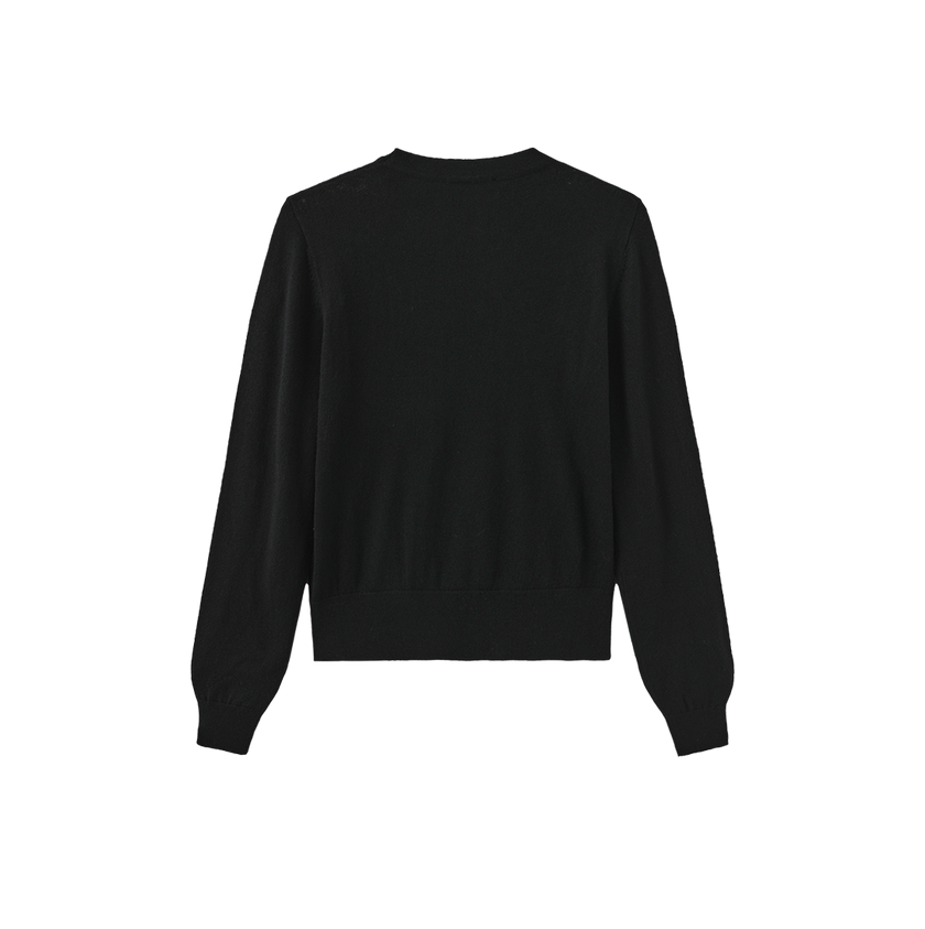 Pearl Knit Crew Neck Sweater