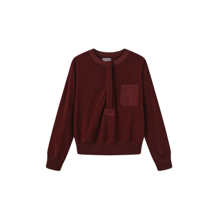 Parkert Stretch Piped Sweatshirt